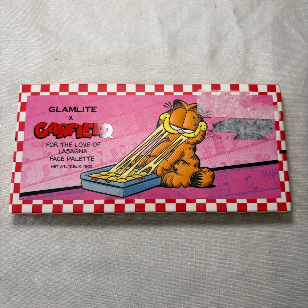 Glamlite X Garfield For The  Love Of Lasagna  Face Palette NEW